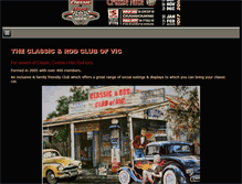 Tablet Screenshot of classicandrodclub.com.au
